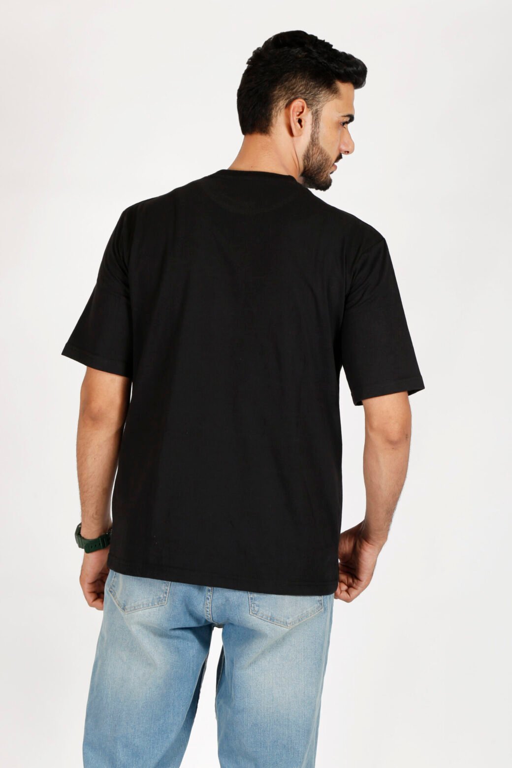 Relax Fit Black T-Shirt - Image 2