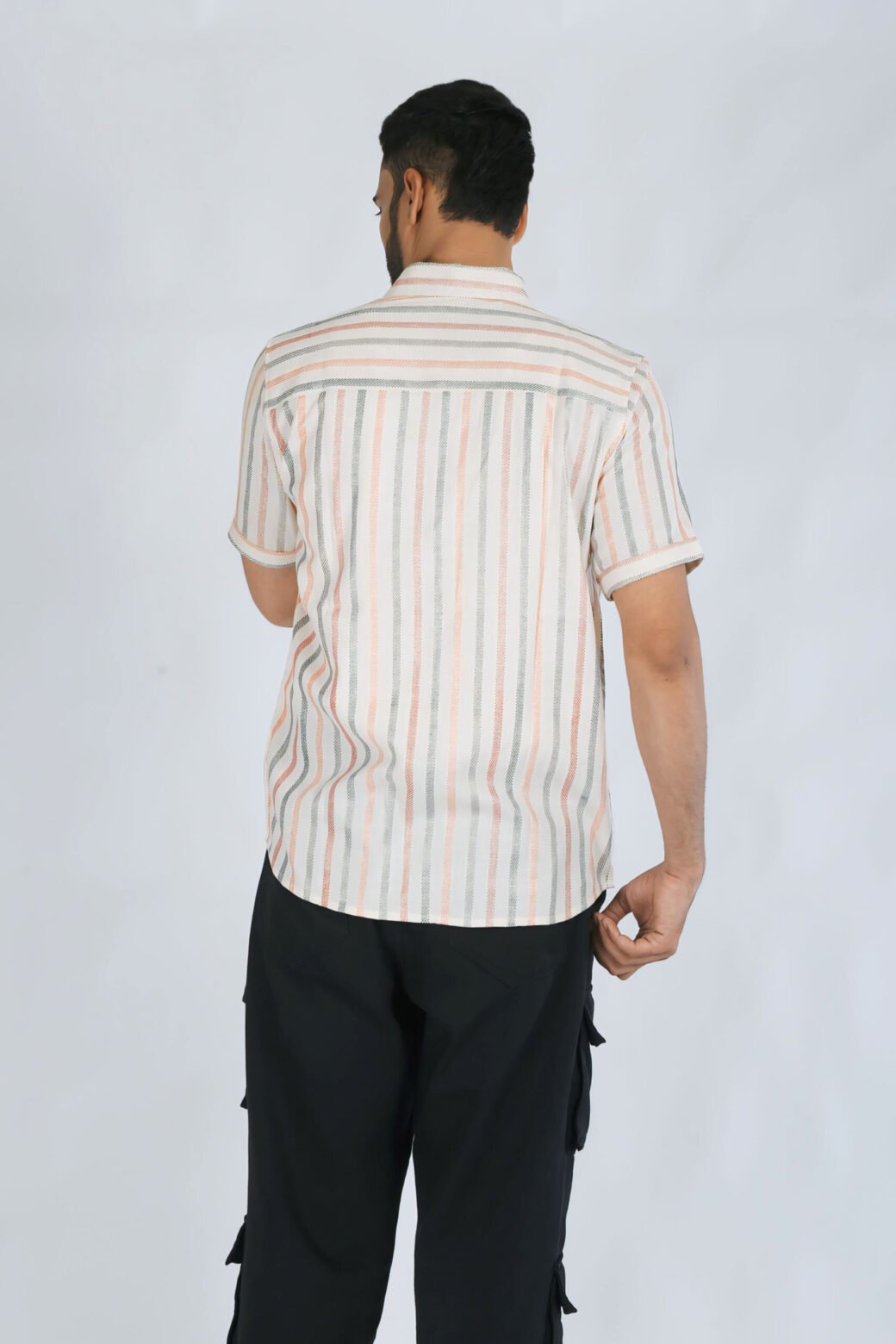 White Stripe Shirt - Image 4
