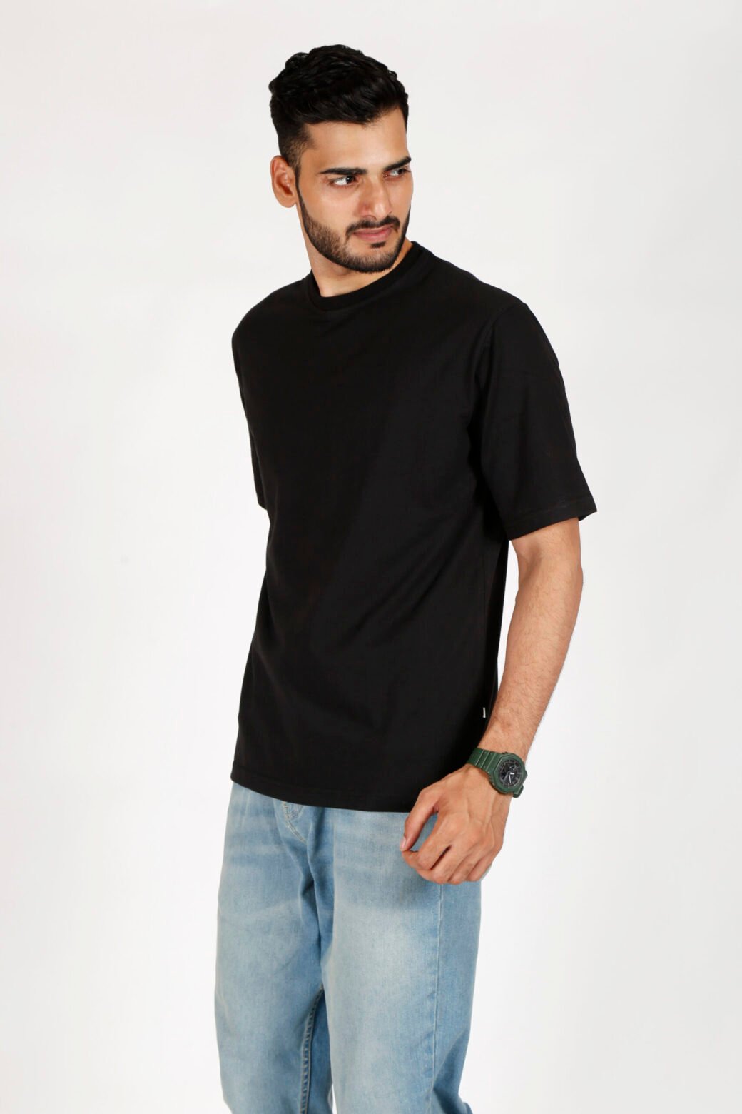Relax Fit Black T-Shirt - Image 5