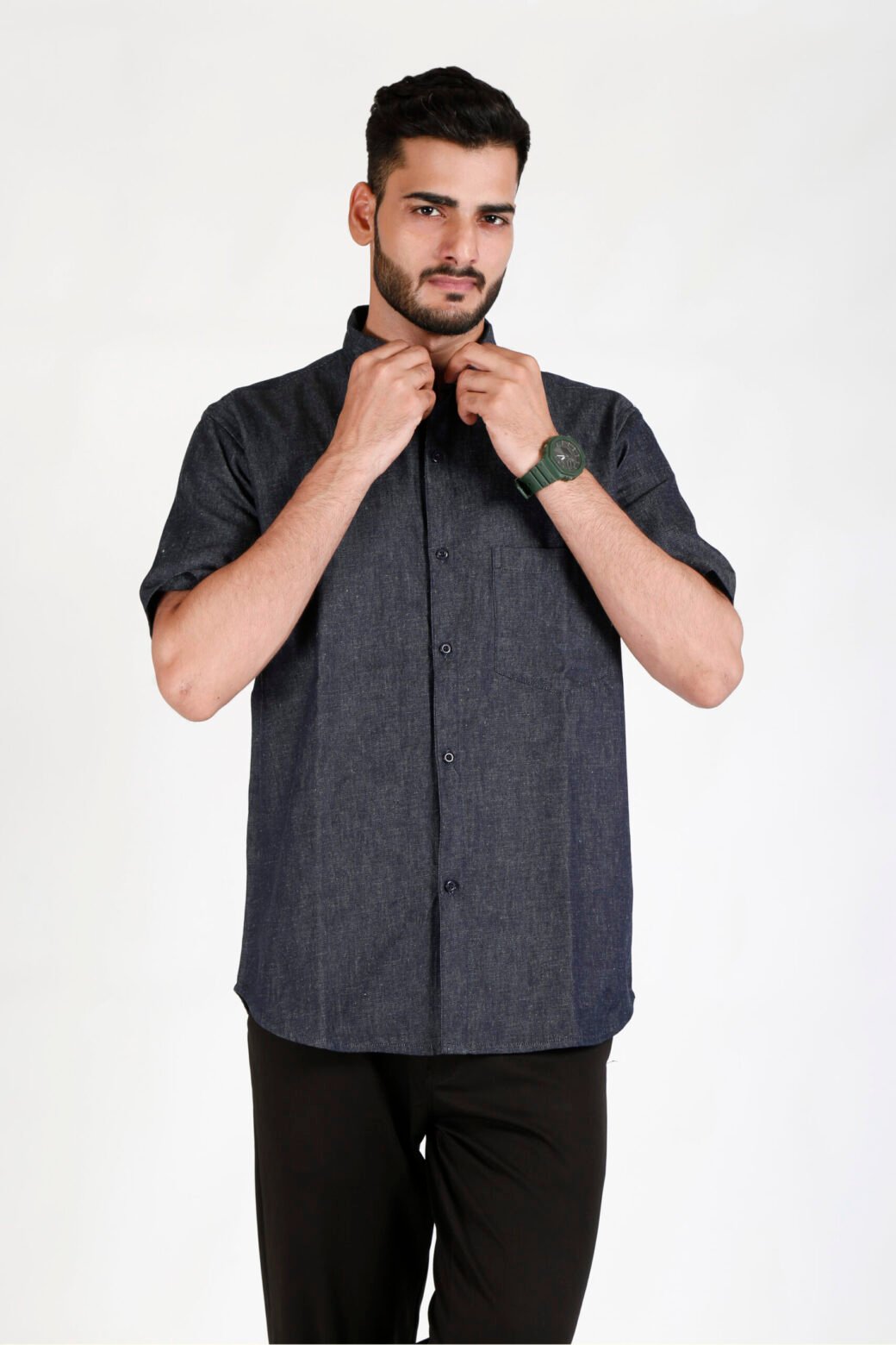 Hemp Denim Shirt - Image 4