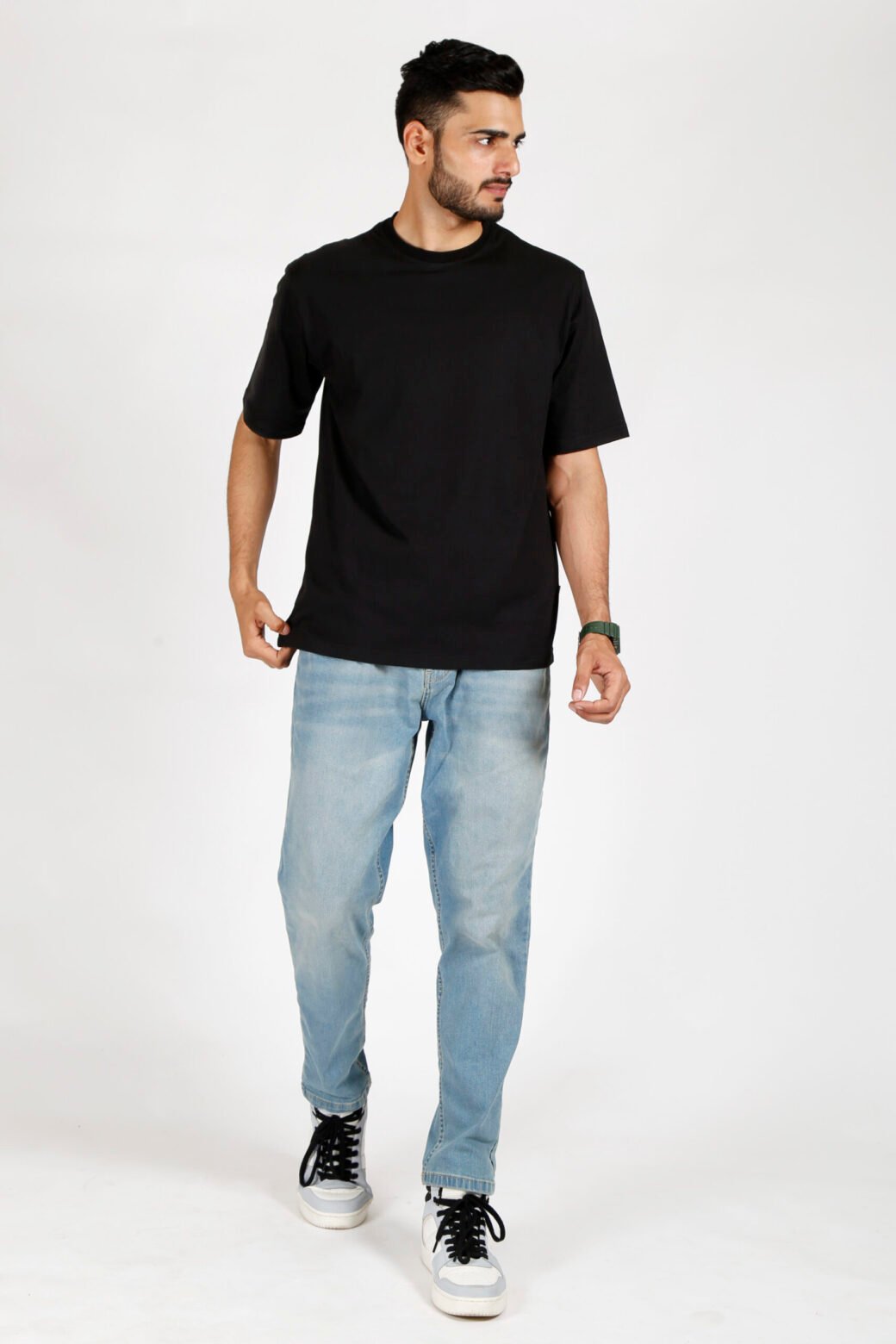 Relax Fit Black T-Shirt - Image 3