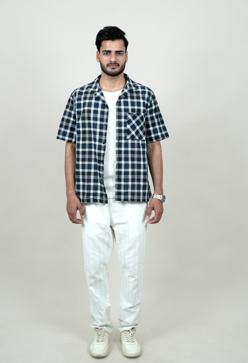 Check Camp Collar - Image 6